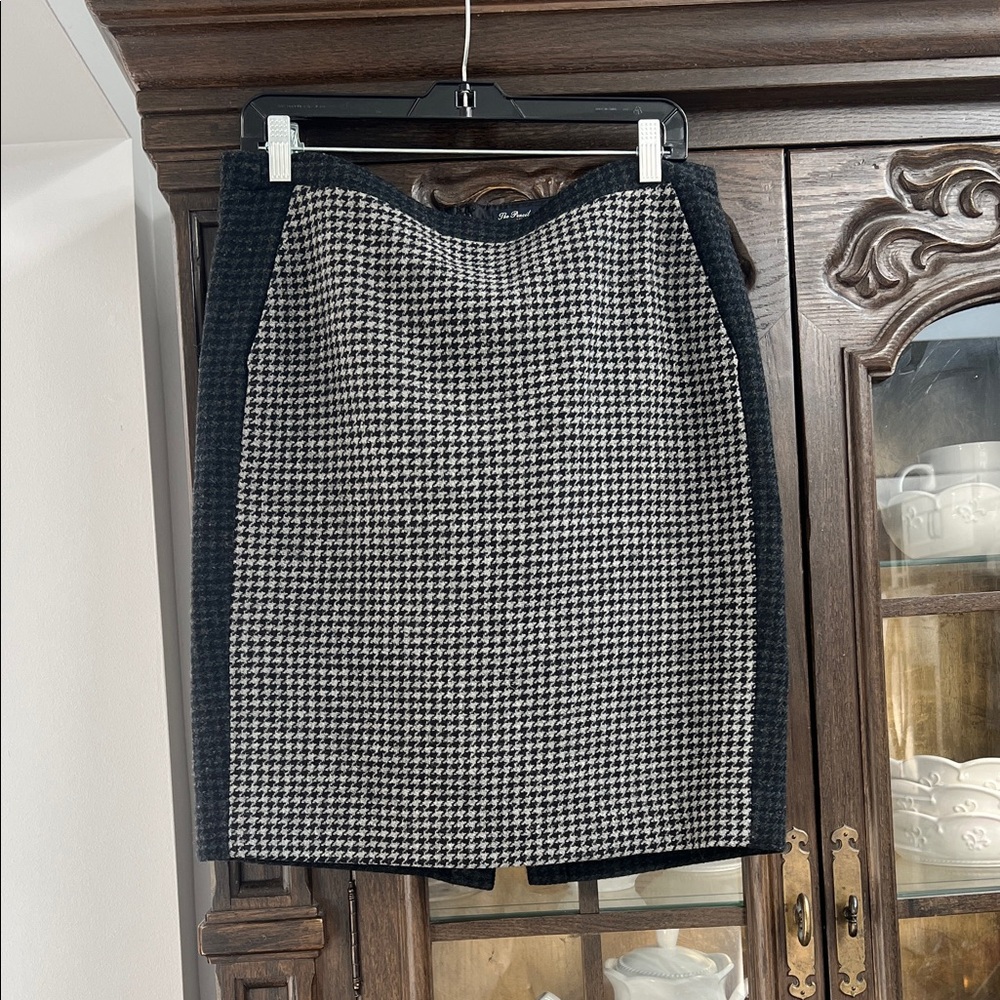 J.Crew Houndstooth Pencil Skirt